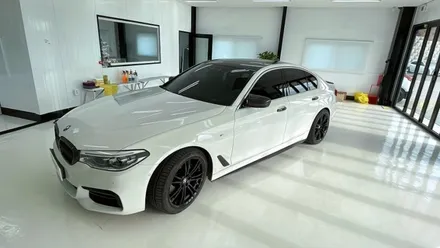[청주 옥산 랩핑] BMW 530i 윈도우 몰딩 + 창문 크롬 죽이기 + 오창 랩핑 / 청주 흥덕구