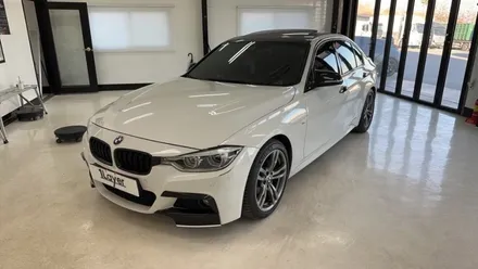 청주 랩핑, BMW 320i 리어 범퍼 포인트랩핑+ 디퓨저 랩핑 / 청주 흥덕구