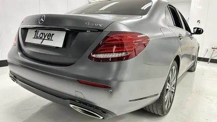 [청주 옥산 랩핑] 벤츠 E400 익스클루시브 전체 랩핑 + 3M 사틴 다크 그레이 + E클래스 크롬죽이기 / 청주 흥덕구