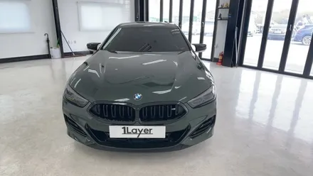 청주 랩핑, BMW M850i 윈도우몰딩+ 휀다 가니쉬+ 블랙 유광 / 청주 흥덕구