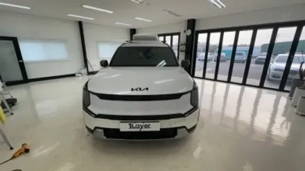[청주 옥산 랩핑] 기아 EV9 크롬 죽이기+ 라이트 필름+ 스모그 필름 / 청주 흥덕구