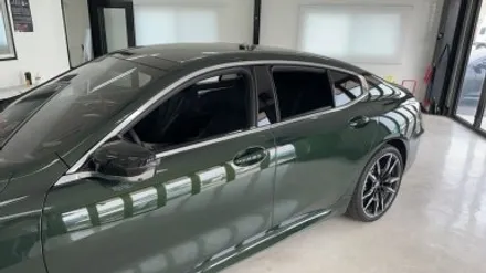 청주 랩핑, BMW M850i 윈도우몰딩+ 휀다 가니쉬+ 블랙 유광 / 청주 흥덕구
