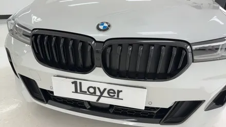 [청주 옥산 랩핑] BMW 6gt 루프스킨 + 키드니그릴 + 사이드미러 랩핑 + 블랙 유광 / 청주 흥덕구