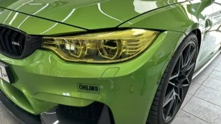 [청주 옥산 라이트 필름] BMW M4 옐로우 라이트 필름 + 페인트 워크 에디션 + 자바 그린 / 청주 흥덕구