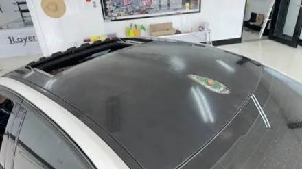 청주 랩핑, BMW 320i 루프스킨 제거 및 재시공 / 청주 흥덕구