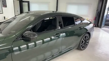 청주 랩핑, BMW M850i 윈도우몰딩+ 휀다 가니쉬+ 블랙 유광 / 청주 흥덕구