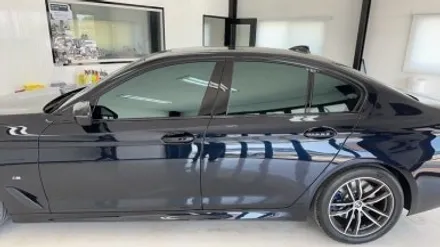 [청주 옥산 랩핑] BMW 520i 크롬 죽이기 + 윈도우몰딩 랩핑 + 엠블럼 랩핑 / 청주 흥덕구
