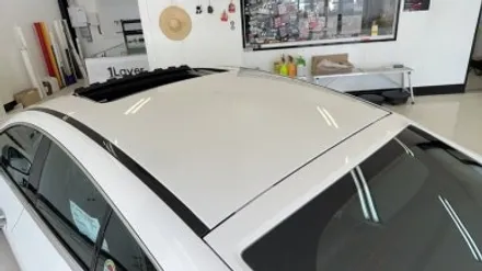 [청주 랩핑] 벤츠 GT43 AMG 루프스킨 + 블랙 유광 / 청주 흥덕구
