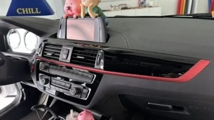 청주 랩핑, BMW 118d 실내 랩핑 / 청주 흥덕구