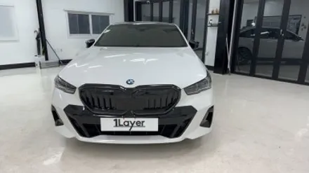 [청주 랩핑] BMW 530i 그릴 랩핑 + 아이코닉 글로우 + 블랙 유광 / 청주 흥덕구