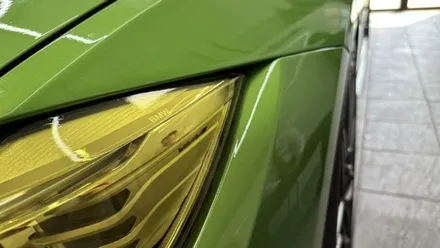 [청주 옥산 라이트 필름] BMW M4 옐로우 라이트 필름 + 페인트 워크 에디션 + 자바 그린 / 청주 흥덕구