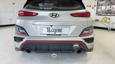 청주 랩핑, 현대 코나N 레드포인트 죽이기+ 포인트랩핑 / 청주 흥덕구