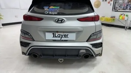 청주 랩핑, 현대 코나N 레드포인트 죽이기+ 포인트랩핑 / 청주 흥덕구