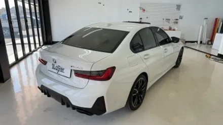 [청주 옥산 랩핑] BMW M340i 루프스킨 + 스포일러 랩핑 / 청주 흥덕구