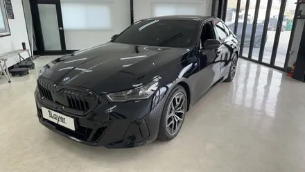 청주 랩핑, BMW 520i 아이코닉글로우+ 그릴랩핑+ 블랙유광 / 청주 흥덕구