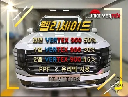 팰리세이드-루마버텍스중랑묵동점, 디티모터스/중랑구썬팅/썬팅잘하는곳/썬팅추천/DT MOTORS/신차패키지/버텍스900/유리막/PPF / 서울 중랑구 묵동