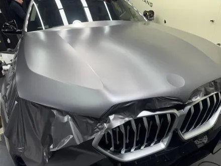 평택 BMW x6 사틴다크그레이 전체랩핑 및 PPF시공 / 평택 통복동