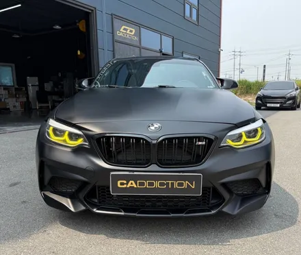 평택  BMW M2 매트 블랙 랩핑 시공기 / 평택 통복동