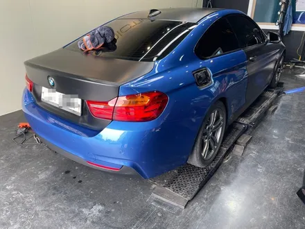 BMW 420D 사틴 카마인레드 전체시공 / 평택 통복동
