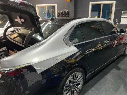 BMW 740i 듀오톤, 투톤랩핑 시공 / 평택 통복동