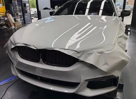 평택 bmw 5 랩핑 재시공 / 평택 통복동