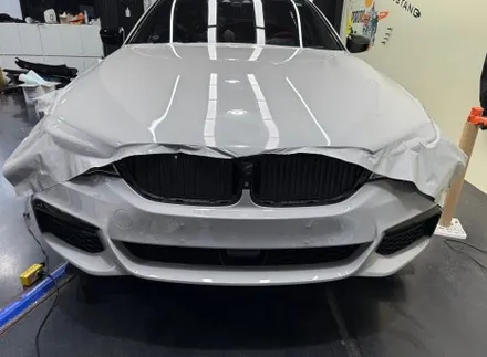 평택 bmw 5 랩핑 재시공 / 평택 통복동