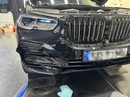 평택 BMW x5 그릴 및 크롬죽이기 랩핑 보험처리 시공 / 평택 통복동