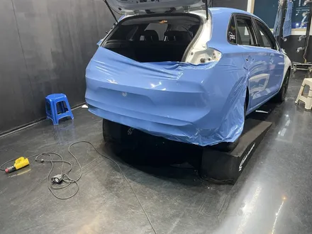 i30 스모키블루 전체랩핑으로 분위기 전환 / 평택 통복동