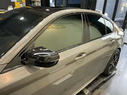 BMW530i 크롬딜리트 + 루프스킨 + 실내랩핑 시공 / 평택 통복동