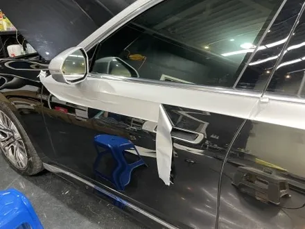BMW 740i 듀오톤, 투톤랩핑 시공 / 평택 통복동