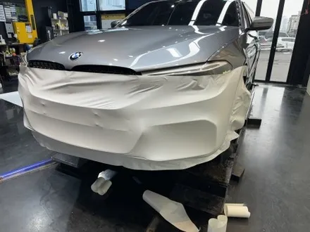 BMW 5시리즈 사틴화이트로 분위기 전환!! / 평택 통복동