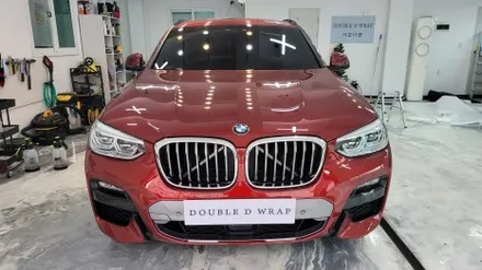 김해랩핑 장유랩핑 BMW X4 전체랩핑_유광그레이 크레용 / 김해, 부산, 창원