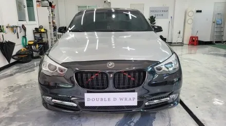 김해 장유 창원 랩핑 BMW 5GT 크롬죽이기 및 부분랩핑 본넷랩핑 / 김해 율하동
