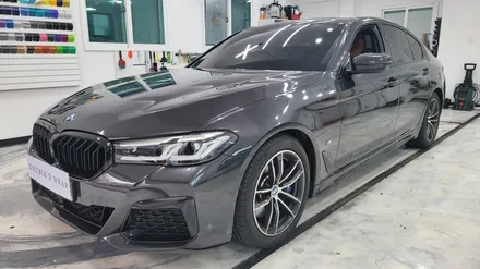 김해 장유 창원 자동차 랩핑 BMW 5시리즈 실내랩핑 더블디랩 / 김해 율하동