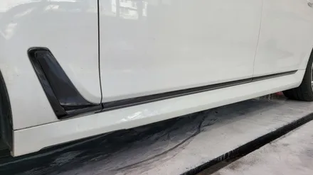 김해랩핑 장유랩핑 BMW 7시리즈 크롬죽이기 크롬가리기 / 김해, 부산, 창원