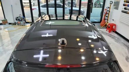 김해랩핑 장유랩핑 미니 클럽맨 루프스킨 재시공 부분랩핑 (진주 사천) / 김해, 부산, 창원