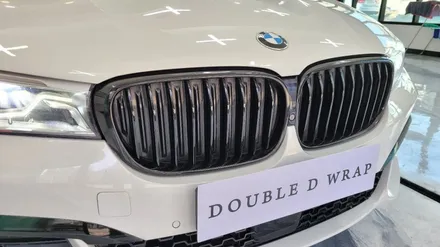 김해랩핑 장유랩핑 BMW 7시리즈 크롬죽이기 크롬가리기 / 김해, 부산, 창원