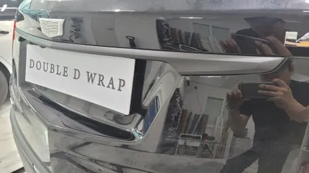 김해 장유 창원 자동차 랩핑 캐딜락 ST5 크롬죽이기 무광블랙 살펴보기 / 김해, 부산, 창원