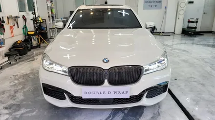 김해랩핑 장유랩핑 BMW 7시리즈 크롬죽이기 크롬가리기 / 김해, 부산, 창원