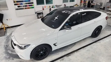 김해랩핑 장유랩핑 창원랩핑 BMW 3GT 루프스킨 실내랩핑 사이드미러까지 포인트 !! / 김해 율하동
