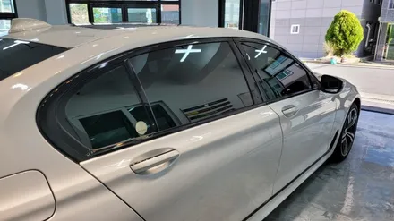 김해랩핑 장유랩핑 BMW 7시리즈 크롬죽이기 크롬가리기 / 김해, 부산, 창원