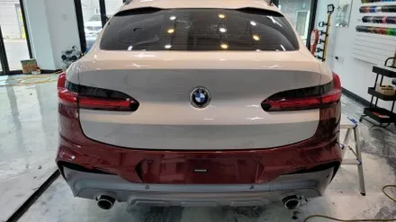 김해랩핑 장유랩핑 BMW X4 전체랩핑_유광그레이 크레용 / 김해, 부산, 창원