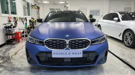 김해랩핑 창원랩핑 BMW 3시리즈 투어링 전체랩핑 시공기_ 더블디랩 / 김해 율하동