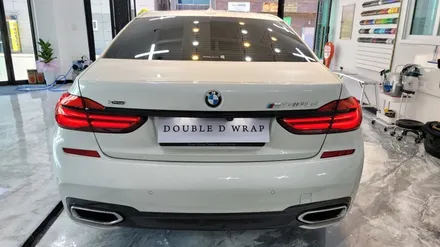 김해랩핑 장유랩핑 BMW 7시리즈 크롬죽이기 크롬가리기 / 김해, 부산, 창원