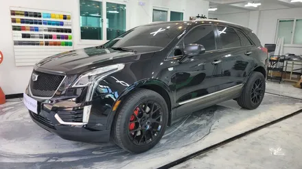 김해랩핑 장유랩핑 캐딜락 XT5 크롬죽이기 / 김해, 부산, 창원