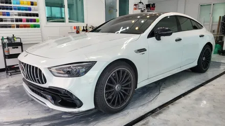 김해 장유 자동차 랩핑 벤츠 AMG GT 43 전체랩핑 부분랩핑 / 김해, 부산, 창원