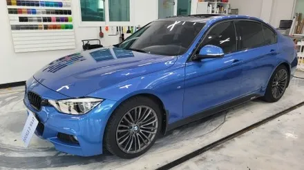 김해 장유 창원 랩핑 BMW M3 루프스킨 제거 및 재시공 부분랩핑 / 김해 율하동