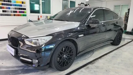 김해 장유 창원 랩핑 BMW 5GT 크롬죽이기 및 부분랩핑 본넷랩핑 / 김해 율하동