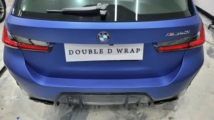 김해랩핑 창원랩핑 BMW 3시리즈 투어링 전체랩핑 시공기_ 더블디랩 / 김해 율하동