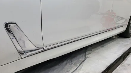김해랩핑 장유랩핑 BMW 7시리즈 크롬죽이기 크롬가리기 / 김해, 부산, 창원